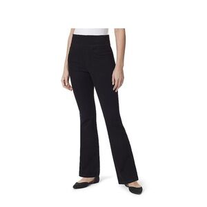 Gloria Vanderbilt Amanda pull on Black Jeans 12 Long Booot Cut